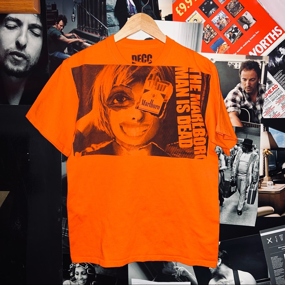 Marlboro Man Is Dead Collage Tee